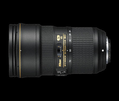 Nikon Full Frame Φωτογραφικός Φακός AF-S Nikkor 24-70mm f/2.8E ED VR Standard Zoom για Nikon F Mount Μαύρος