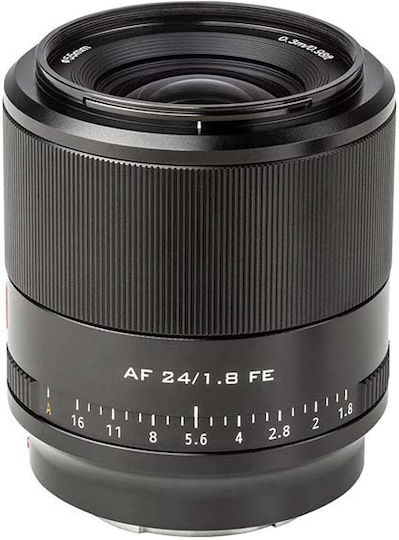 Viltrox Full Frame Φωτογραφικός Φακός AF 24mm f/1.8 FE Wide Angle για Sony E Mount Μαύρος