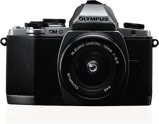 Olympus Crop Φωτογραφικός Φακός M.Zuiko Digital ED 12mm 1:2.0 Wide Angle για Micro Four Thirds (MFT) Mount Μαύρος