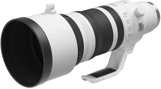 Canon Full Frame Φωτογραφικός Φακός 100-300mm Tele Zoom για Canon RF Mount Λευκός