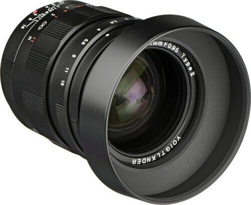 Voigtlander Full Frame Camera Lens Nokton 25mm f/0.95 Type II Fixed for Micro Four Thirds (MFT) Mount Black