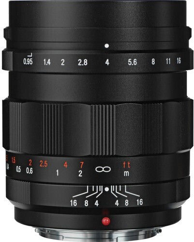 Voigtlander Full Frame Camera Lens Nokton 25mm f/0.95 Type II Fixed for Micro Four Thirds (MFT) Mount Black