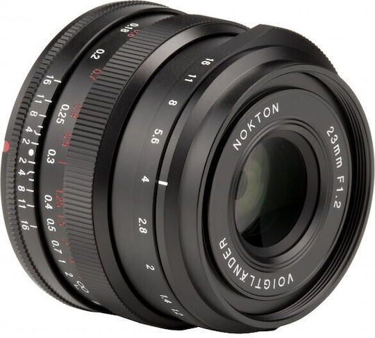 Voigtlander Φωτογραφικός Φακός Nokton 23mm f/1.2 Aspherical Σταθερός για Fujifilm X Mount Μαύρος