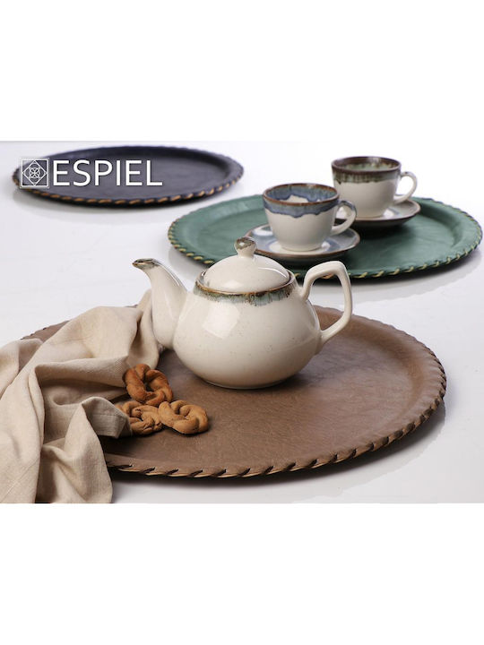 Espiel Round Serving Tray Navy 38x38cm LTB38K20-1 1pcs