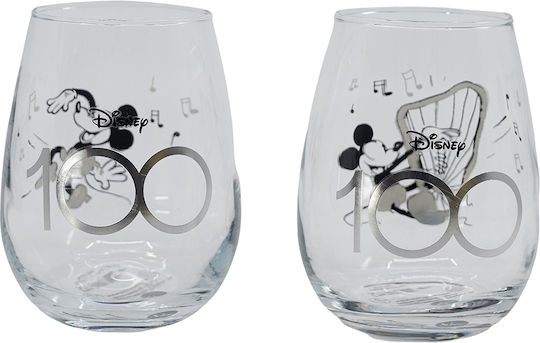 Disney 100 Years Mickey Minnie Комплект Чаши за Вода 510мл 2бр