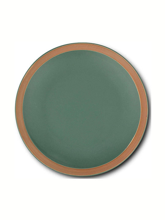 Nava Plate Desert Ceramic Green 1pcs