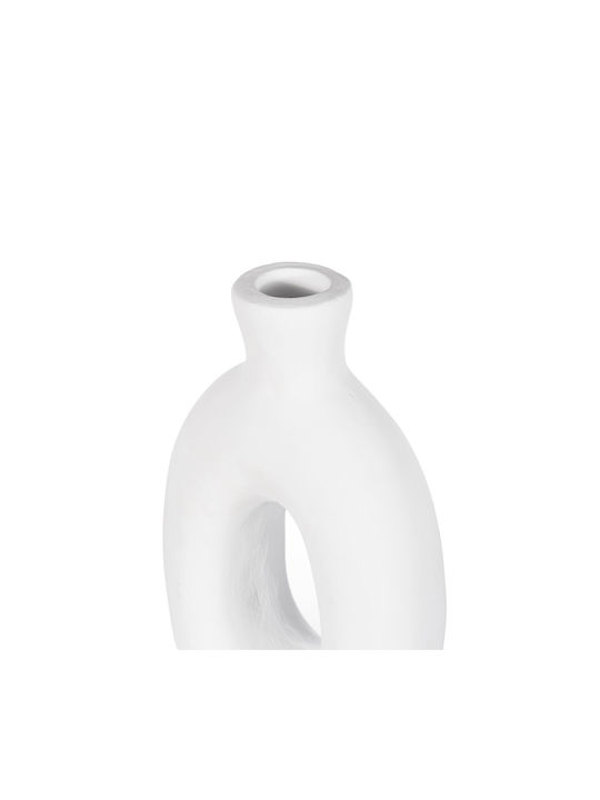 S Line Decorative Vase White