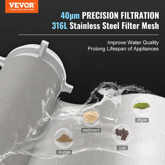 Vevor Sistem de Filtrare a Apei Singur Alimentare centrală ZDCXQZSGLQFC03MQTV9