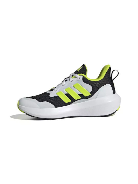 adidas Fortarun Kids Sports Shoes Running with Laces Black