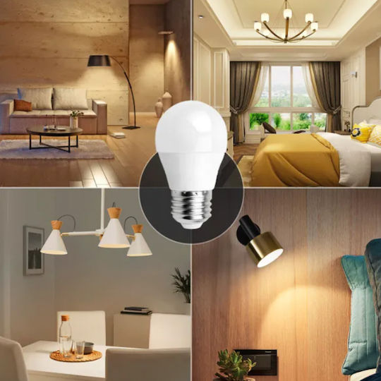 Aigostar Λάμπες LED 9W 80mm για Ντουί E27 και Σχήμα G45 Θερμό Λευκό 840lm 2τμχ
