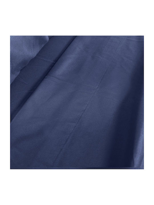 Cannon Sheet Sets Queen with Elastic 160x200+35cm. Stonewashed Navy Peony 4pcs