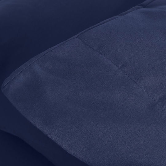 Cannon Stonewashed Σετ Σεντόνια Μονά με Λάστιχο 100x200+35εκ. Navy, Peony (3τμχ)