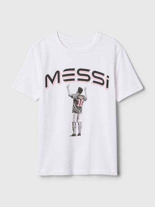 Kids' Shirt Short Sleeve Optic White Graphic
