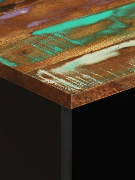 TV Stand Made of Solid Wood Multicoloured L100xD34xH46cm