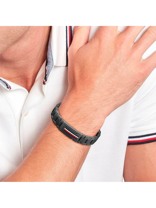 Tommy Hilfiger Men's Bracelet Made of Stainless Steel 21cm