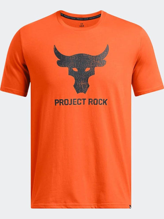 Project Rock Payoff Tricou Cu Mânecă Scurtă Portocaliu