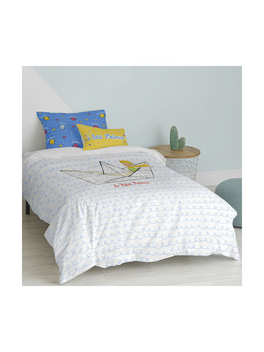 HappyFriday Le Petit Prince Set Kids Duvet Cover Single with Pillowcase Cotton Multicolour 140x200cm