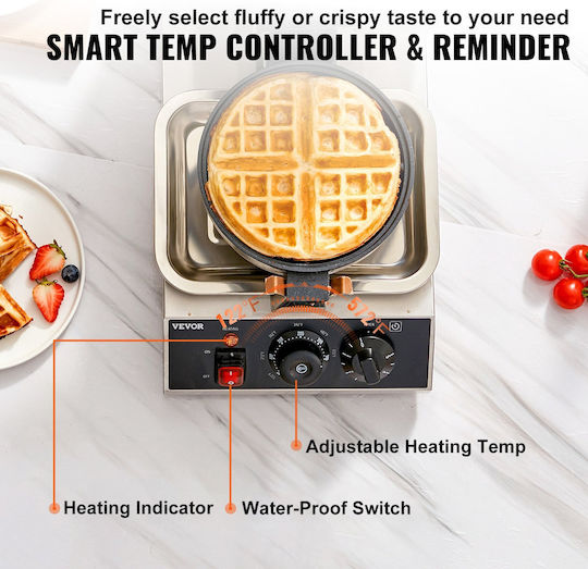 Vevor Commercial Round Waffle Maker YXHFBJHFBFGZ46VD6V2