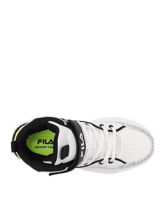 Kinder Sneakers Hoch mit Klettverschluss Weiß