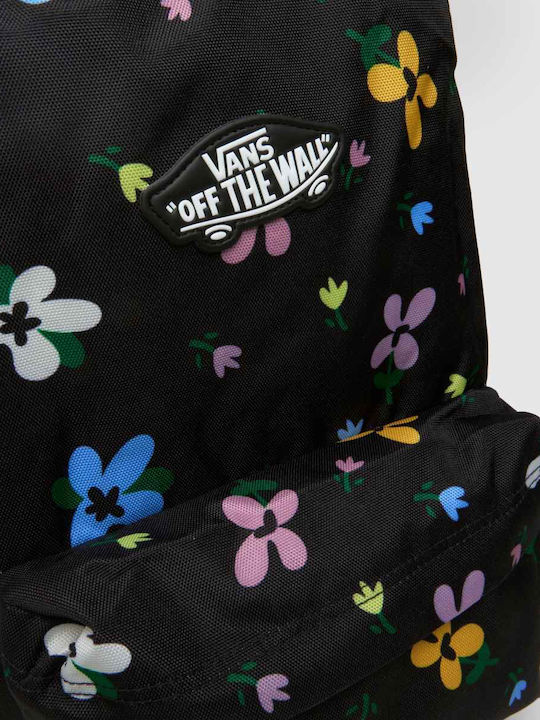 Vans Skool Classic Schulranzen Rucksack Junior High-High School in Schwarz Farbe 22Liter