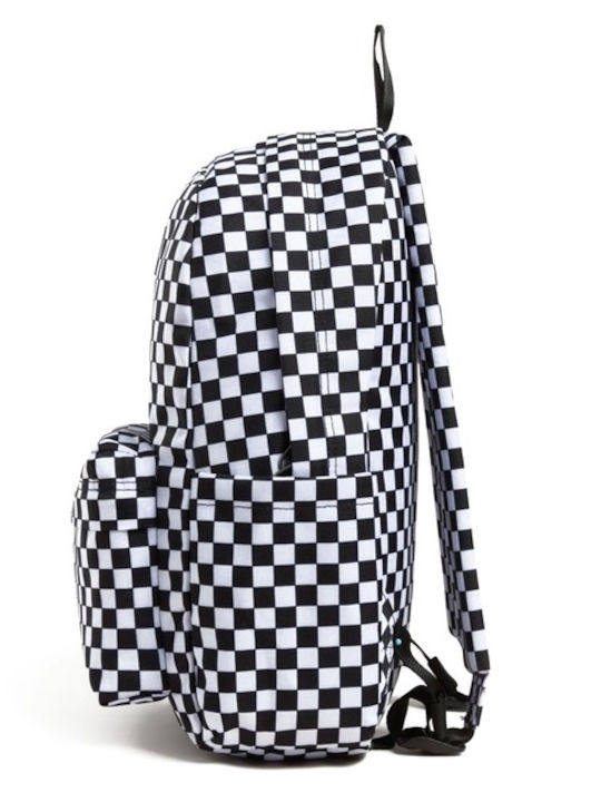 Vans Skool School Bag Backpack Junior High-High School White with Water Bottle Holder