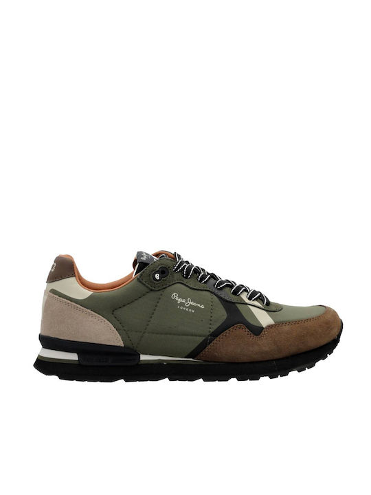 Pepe Jeans Sneakers Χακί Brown