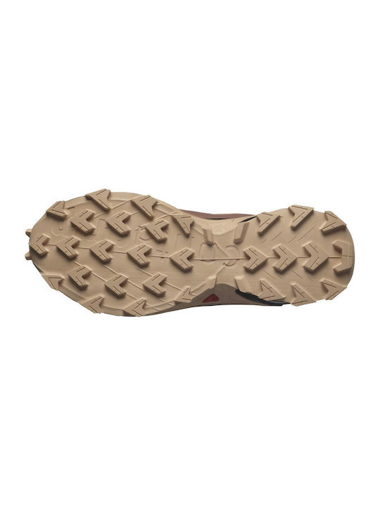 Aplhacross 5 GTX Sport Shoes Running Waterproof with Gore-Tex Membrane Cork / Black / Hazelnut - Salmon