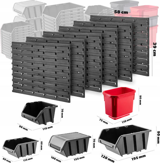 Kadax Garage Tool Board 174x78cm 150pcs