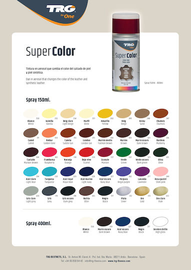 TRG the One Super Color Schuhfarbe Marineblau 150ml