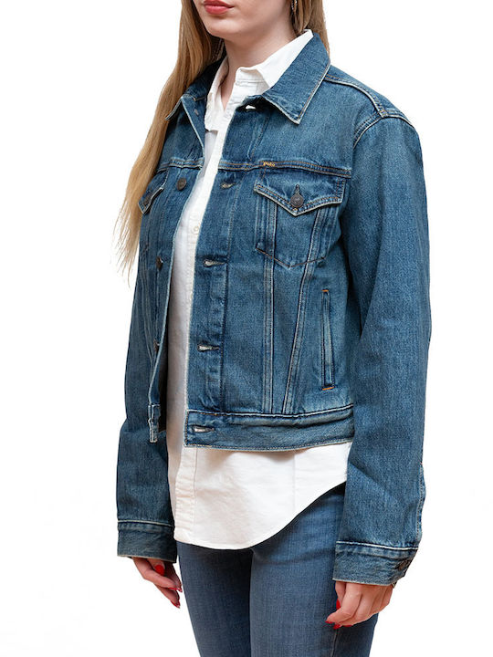 Ralph Lauren Women's Short Jean Jacket for Spring or Autumn Denim