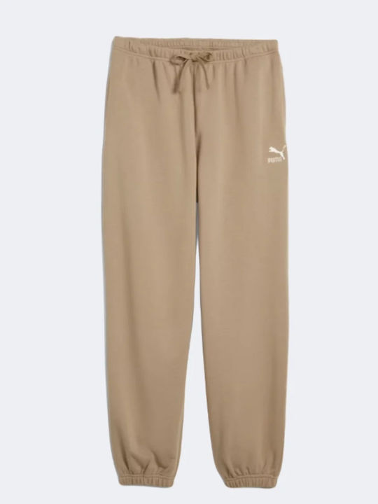 PUMA Better Classics Παντελόνι Φόρμας Καφέ