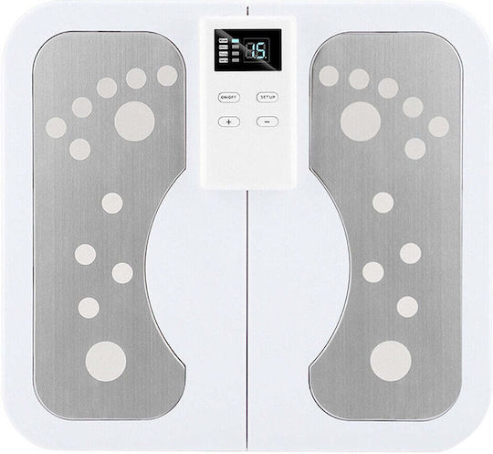 Stimulator electric pentru masajul călcâielor, ameliorarea durerii, alb