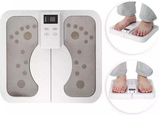 Stimulator electric pentru masajul călcâielor, ameliorarea durerii, alb