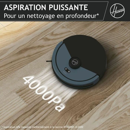 Hoover HG4 Roboter-Staubsauger mit Laser-Kartierung und Saugkraft 4000Pa Metallic Harbor Blau