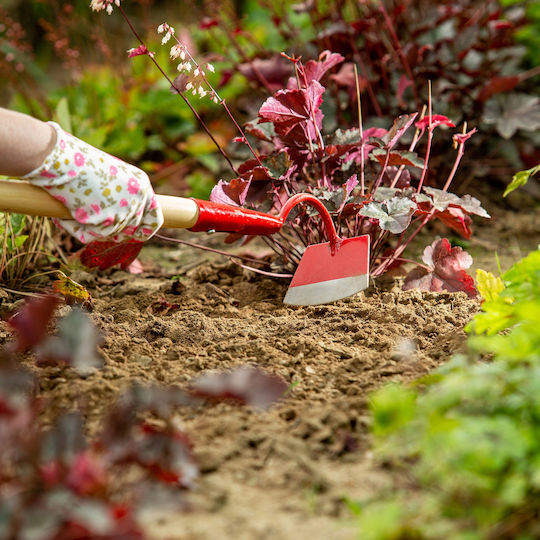 Kadax Hacke Gartenrechen mit Stiel 35cm