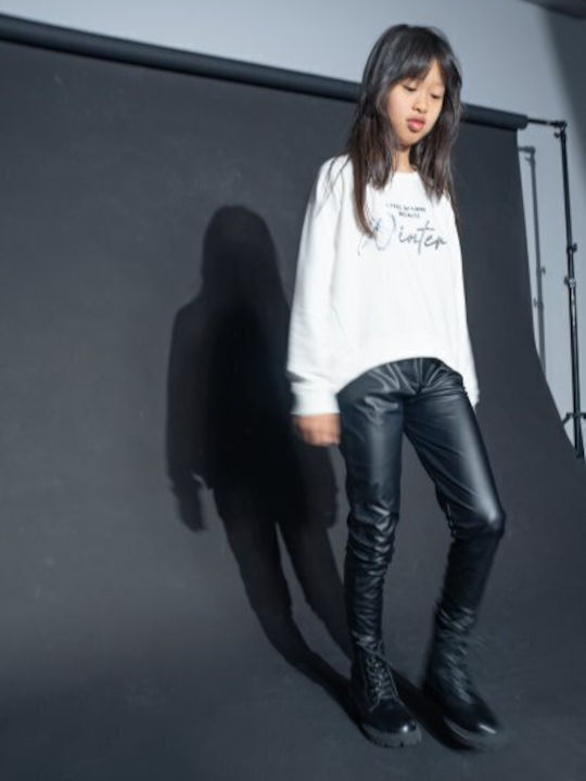Kinder-Set mit Leggings Winter 2Stück White