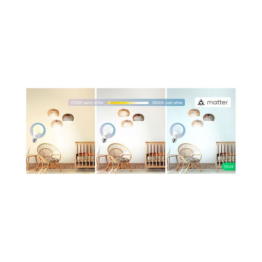 Nous Bec Smart LED 9W pentru Dulie E27 RGB 810lm
