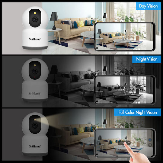 Sricam IP Κάμερα Παρακολούθησης Wi-Fi Full HD+ 5MP με Αμφίδρομη Επικοινωνία και Φακό 4mm