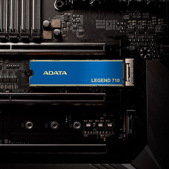 Adata Legend 710 SSD 1TB M.2 mit PCI Express 3.0 Kommunikationsprotokoll und Kühlkörper ALEG-710-1TCS