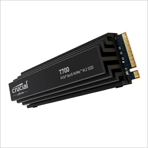 Crucial T700 with heatsink SSD 4TB τύπου M.2 με σύνδεση PCI Express 5.0 και Ψύκτρα CT4000T700SSD5