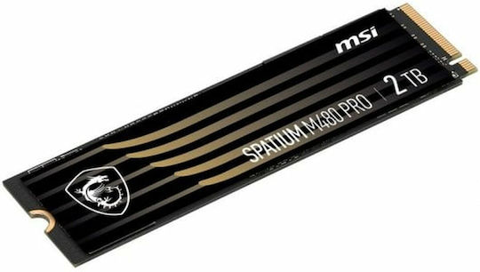 MSI Spatium M480 Pro SSD 2TB τύπου M.2 με σύνδεση PCI Express 4.0 (PS5 Compatible) S78-440Q600-P83
