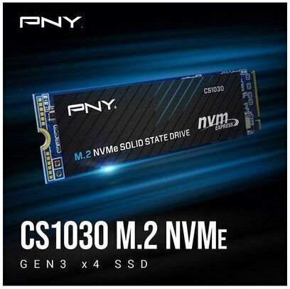 PNY CS1030 SSD 500GB τύπου M.2 με σύνδεση PCI Express 3.0 M280CS1030-500-RB Bulk