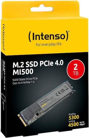 Intenso MI500 SSD 2TB τύπου M.2 με σύνδεση PCI Express 4.0 3836470