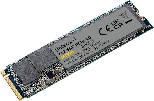 Intenso MI500 SSD 500GB M.2 Type with PCI Express 4.0 Connection 3836450