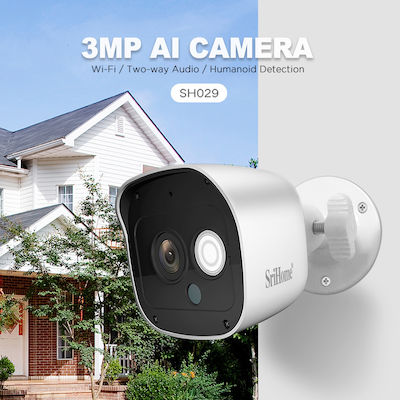 Sricam SH029 IP Überwachungskamera Wi-Fi 3MP Full HD+ Wasserdicht mit Zwei-Wege-Kommunikation