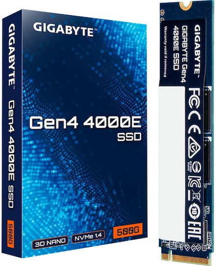 Gigabyte 4000E SSD 500GB τύπου M.2 με σύνδεση PCI Express 4.0 G440E500G