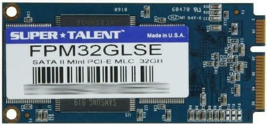 Super Talent SSD 32GB τύπου M.2 με σύνδεση SATA II FPM32GLSE