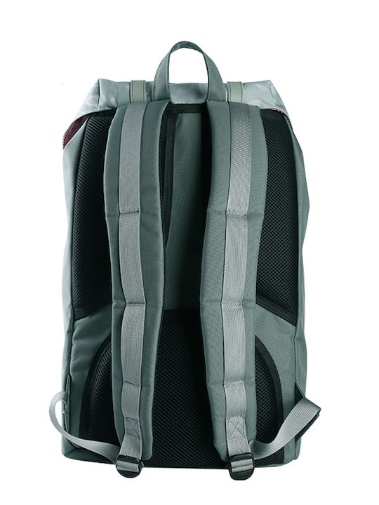 Travel Hiking Αδιάβροχη Τσάντα Πλάτης για Laptop 15.6" Green Moss/Green