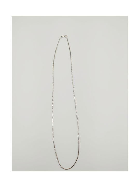 Silver Chain Neck Length 45cm