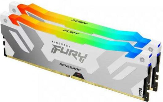 Kingston Fury Renegade RGB 32GB DDR5 RAM с 2 модула (2x16GB) и Скорост 6000 за Настолен Компютър